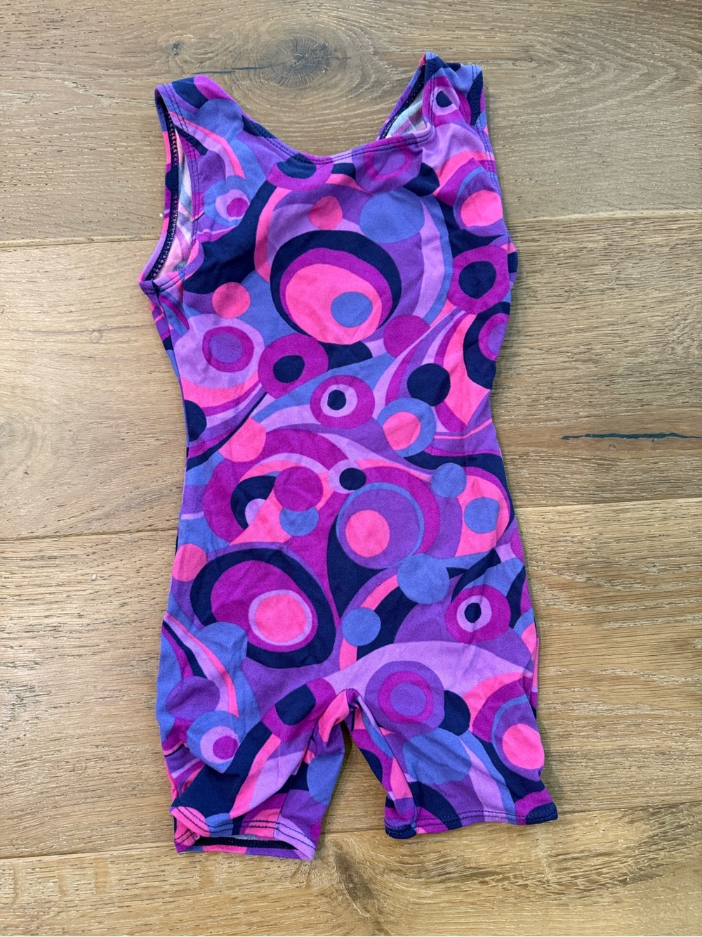 Jacques Moret Leotard short size XS 4/5 purple pink ballet, dance, gymnastics